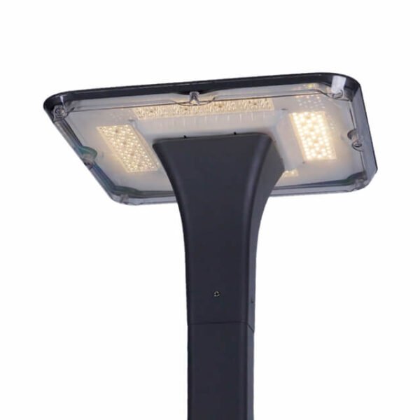 Aluminum IP65 Waterproof Solar Garden Light Outdoor Landscape Villa Courtyard LED Bollard Light