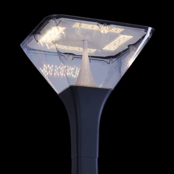 Solar LED Bollard Light IP65 Waterproof Aluminum Outdoor Landscape Garden Villa Courtyard Light