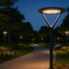 Factory Direct Modern LED Post Top Garden Light - Outdoor Luminous Garden Lamp