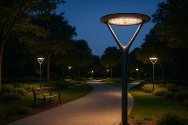 Factory Direct Modern LED Post Top Garden Light - Outdoor Luminous Garden Lamp