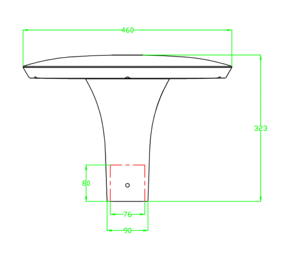 Aluminum IP65 Waterproof Solar Garden Light Outdoor Landscape Villa Courtyard LED Bollard Light