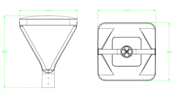 Wholesale Price LED Garden Light Factory Direct ODM OEM Pole Top Bollard Outdoor Lighting
