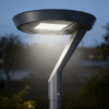 生成路灯应用效果图 (3) Outdoor Landscape LED Bollard Light - Fashion Die-Casting Aluminum Garden Pole Top Lamp