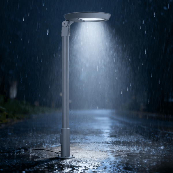 Durable LED Park Post-top Light - 60W EN 47100 Die-cast Aluminium & Removable Wiring Tray Fixture